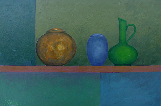 Still Life With Blue Jar